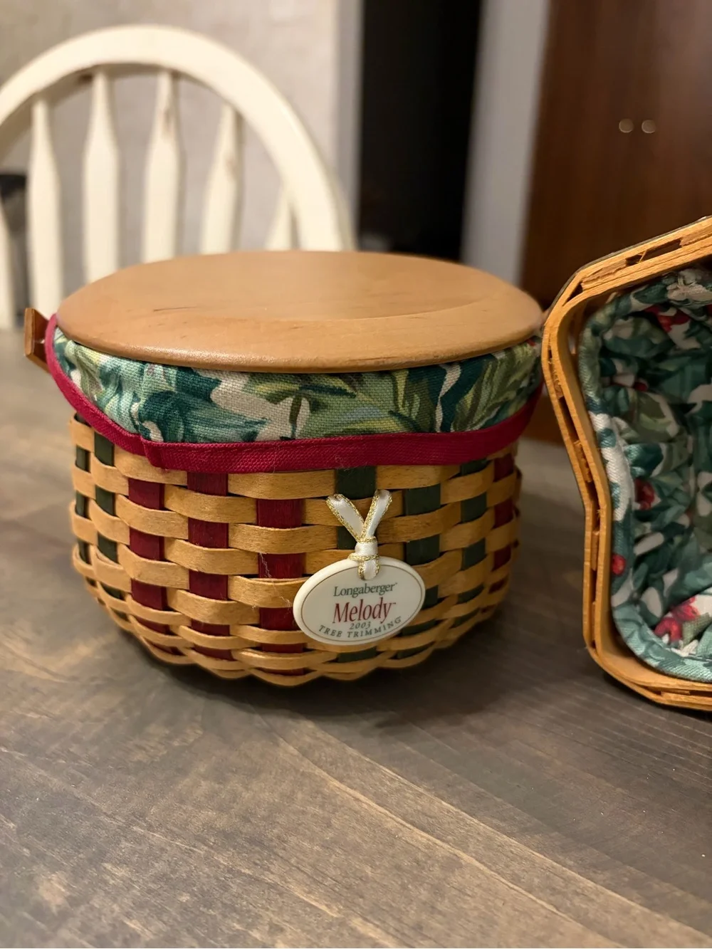 Longaberger “Tree Trimming” Baskets (Set of 2)